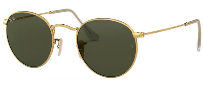 Ray-Ban RB3447 001 Round Metal